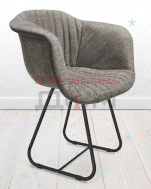Стул Sheffilton SHT-ST31-C1/S38 рогожка/металл CT-275 пепельный/черный муар